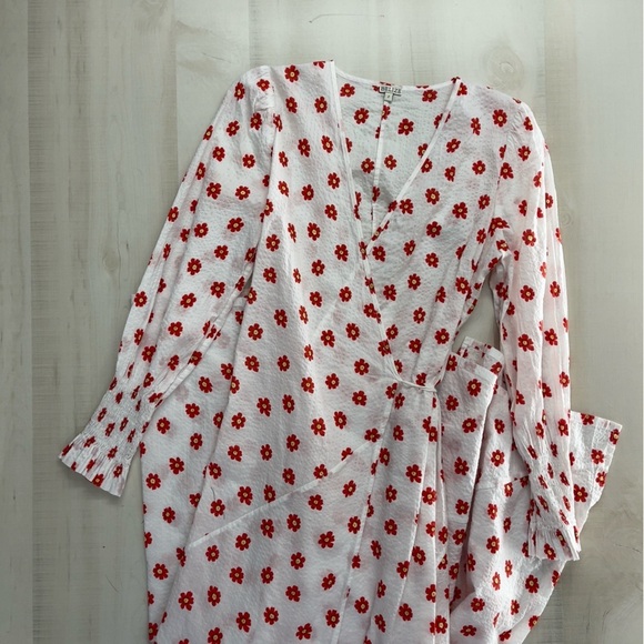 BELIZE high end wrap floral dress boho casual revolve shopbop 4 6 S - Picture 2 of 10